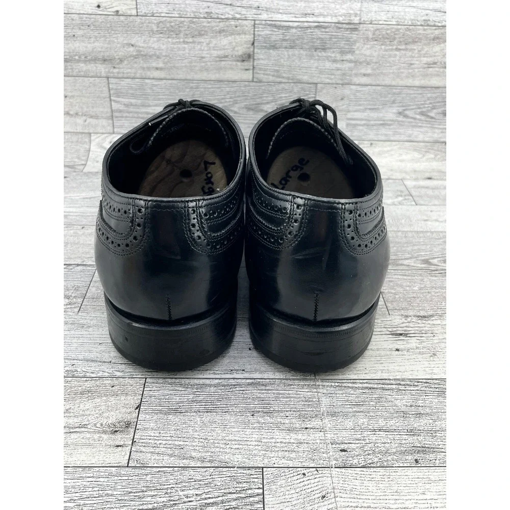 Florsheim Men Black‎ Leather Wingtip Brogue Oxford Dress Shoes 17066-01 Size 12D